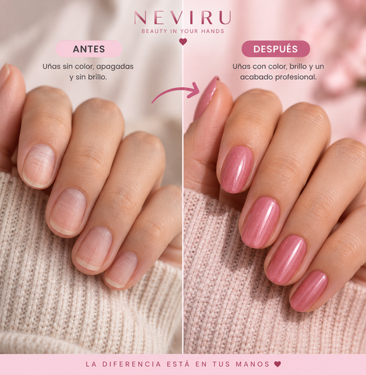 NEVIRU CURE™      –  KIT Bolígrafo de Gel para Uñas + Lámpara UV